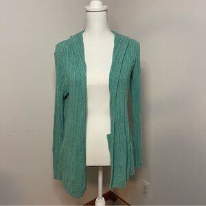 Barefoot Dream Cozy Chic Ultra Lite Oasis Ribbed Hooded Cardigan